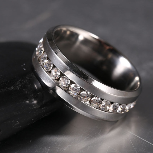 Unbranded Jewelry - Men Women Stainless Steel Wedding Silver Ring
